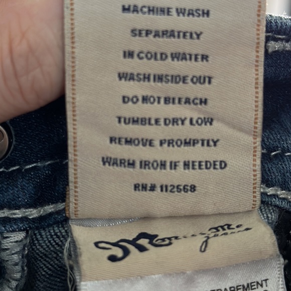 Miss Me Distressed Boot Cut Denim Jeans Size 28 - Picture 13 of 13